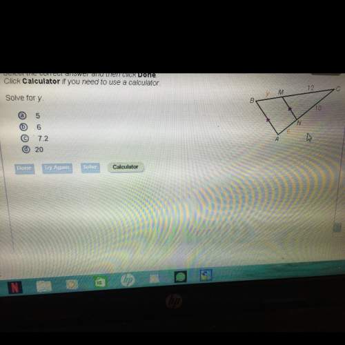 Iwant to know how to solve for y? in a triangle