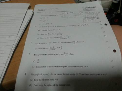 Question 3 . amaths really need . calculus. reply quicky