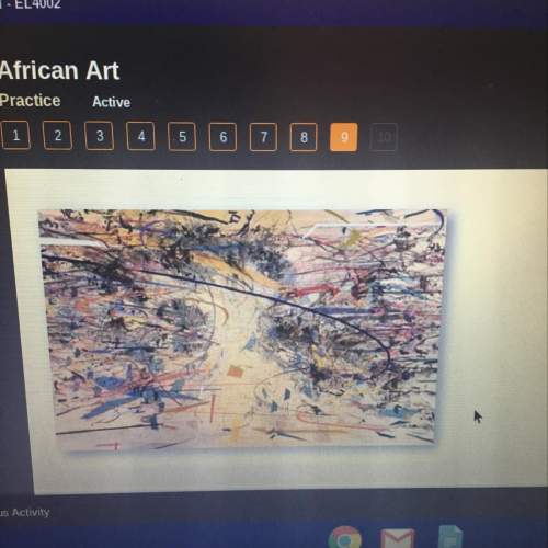 What do the artist's modern art forms and colors represent in the image above?  a. the pain an