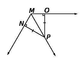 Given that m∠nmp=(3x+8)∘ and m∠omp=(4x−6)∘, identify m∠nmo.