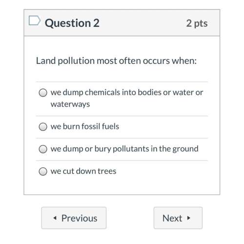 Land pollution most often occurs when