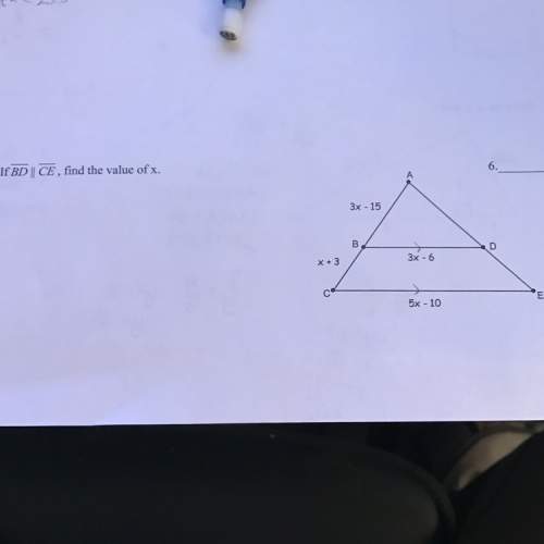 How do i find the variable x by using the information given and the numbers on the triangle?