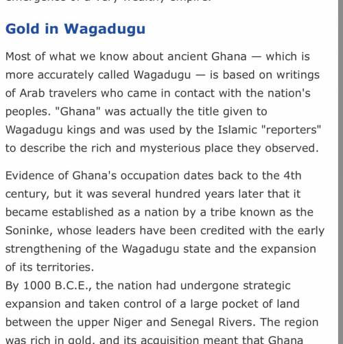 What made the kingdom of ghana wealthy?