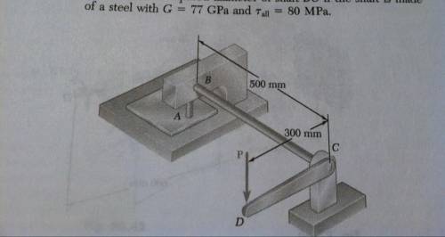 A hole is punched at A in a plastic sheet by applying a 660-N force P to end D of lever CD, which is
