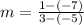 m=\frac{1-\left(-7\right)}{3-\left(-5\right)}