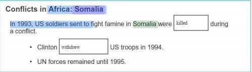 What was President Clinton's response when US troops were killed in a conflict in Somalia in 1993?