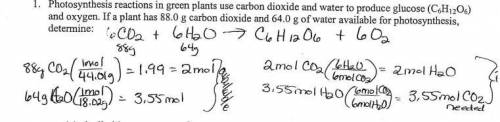 Challenge: In the process of photosynthesis, plants use carbon dioxide (CO2), water (H2O), and light