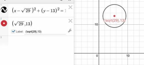 PLEASE HELP. use the information provided to write the equation of each circle . i will give brainli