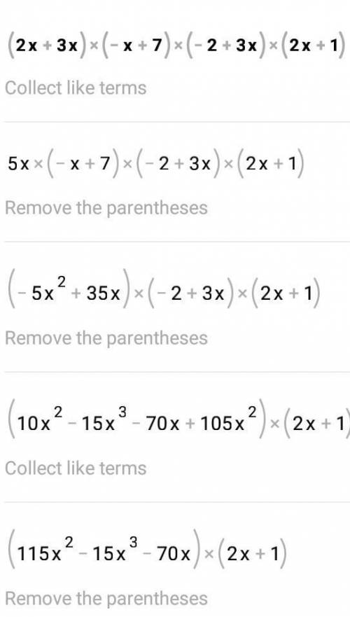 FACTORIZEA(X)=(2+3x)(-x+7)(-2+3x)(2x+1)