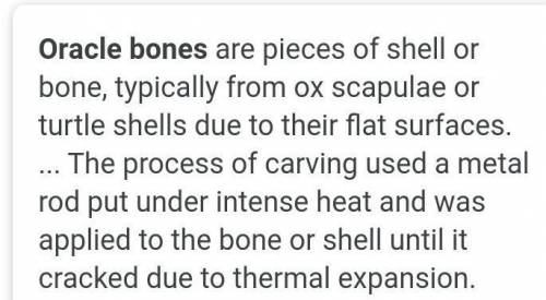 Explain how oracle bones were supposed to work
pls help im doing a test