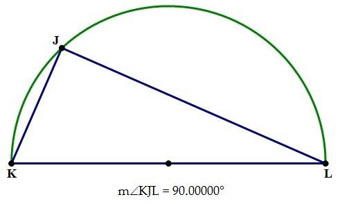 Atriangle is inscribed in a semicircle. one angle measures 50 degrees. what is the measure of the ot