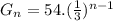 G_n = 54 . (\frac{1}{3})^{n-1}