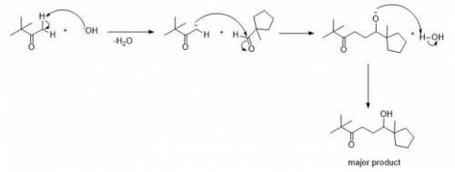 1a) consider the mixed aldol condensation reaction of 1-methylcyclopentane-1-carbaldehyde (shown bel