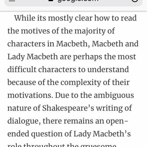Why was lady macbeth a victim of the play?