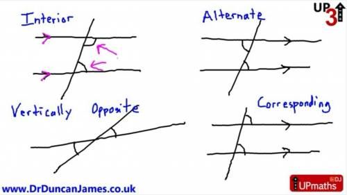 How to work out corresponding and alternate angles