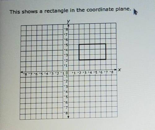 Which choice would transform the rectangle to quadrant IV?

This shows a rectangle in the coordinate