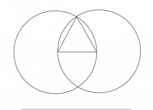 It is possible to construct an equilateral triangle using only a straightedge and a compass.