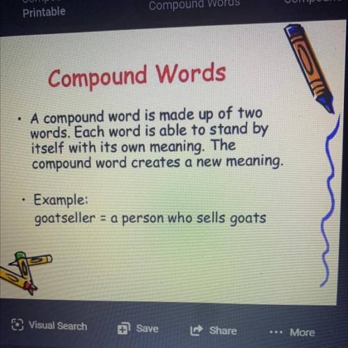 Define compound and explain also
