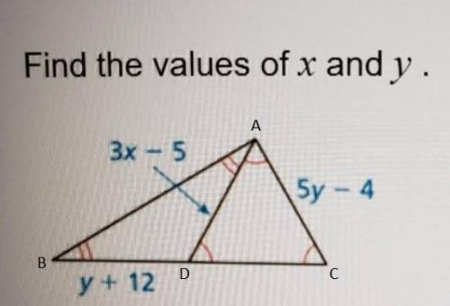 Find the values of X and Y.