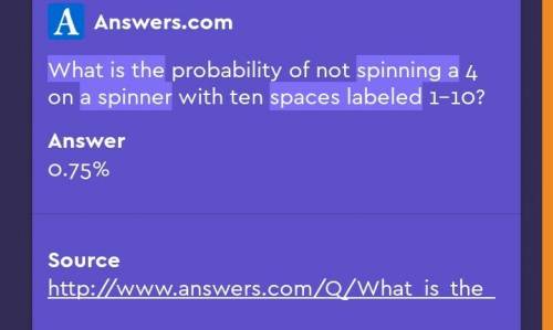 What is the sample space for spinning a square spinner labeled a,b,c,d?
