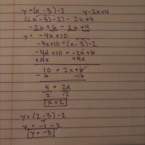 Question 2

20 pts
Solve the given system algebraically. Take a picture of your work and upload it i