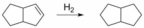 Acompound x of molecular formula c8h12 with no triple bonds reacts with one equivalent of h2 to give