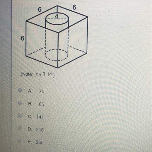 Aright circular cylinder is placed in the center of a cube shaped container as shown in the figure b