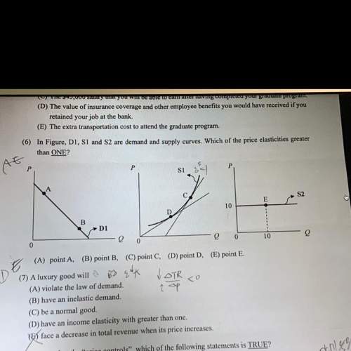 Economic questions!  plz tell me how to solve questions 6