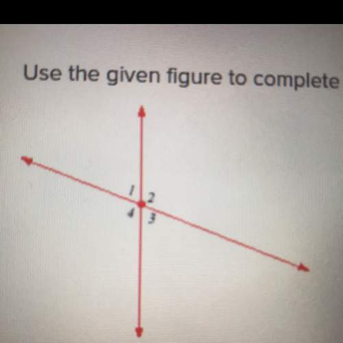 Use the given figure to complete the statement below  &lt; 1 and &lt; 2 are angeles