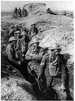 This photograph shows soldiers using technology that is most likely from a. world war i.