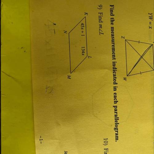 Can someone pls me find the measurement indicated in the parallelogram, also tell me how to do