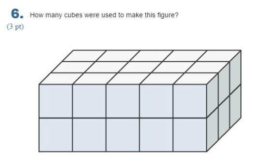 How many cubes were used to make this figure?
