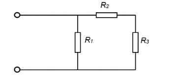 What is the total resistance, in units of ohms, for the circuit shown in the diagram below when meas