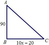 Ab: bc is 3: 4. solve for x. a.11 b.14 c.120 d.140 i would appre