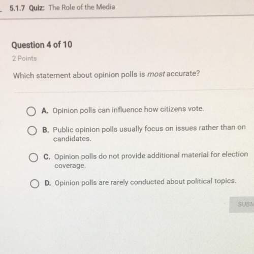 Which statement about opinion polls is most accurate?