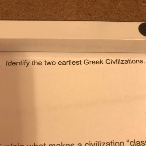 What are the two earliest greek civilizations