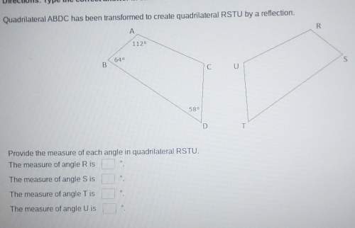 Provide the measure of each angle in quadrilateral rstu