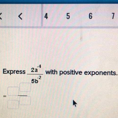 Express with positive exponents