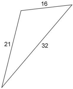 8. triangle jkl has side lengths of 16, 16, and 21. (1 point) scalene triangle isosceles