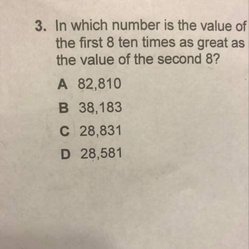 In which number is the value of the first 8 ten times as great as the value of the second 8?