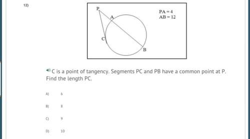 12)  c is a point of tangency. segments pc and pb have a common point at p.