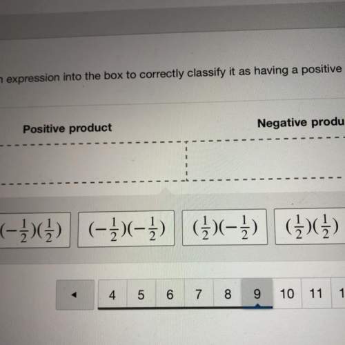 Drag and drop each expression into the box to correctly classify it as having a positive or negative