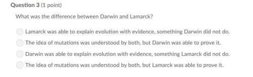 What was the difference between darwin and lamarck