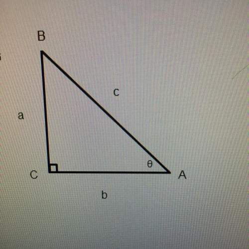 In triangle abc, c is the hypotenuse, 0=25°, and b =3, find the length of c ?