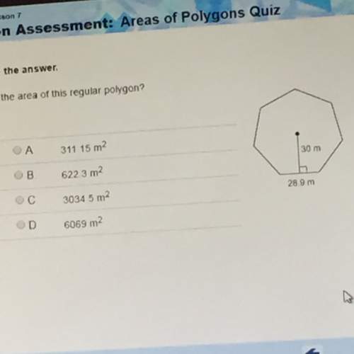 What is the area of this regular polygon?