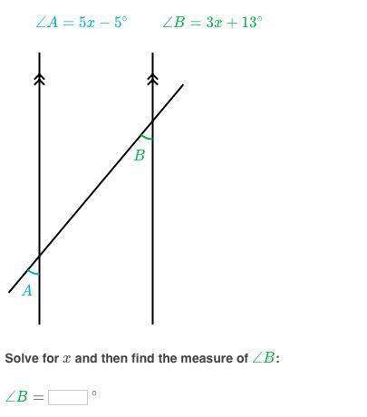 The angle measurement in the diagram are represented by the following expressions.