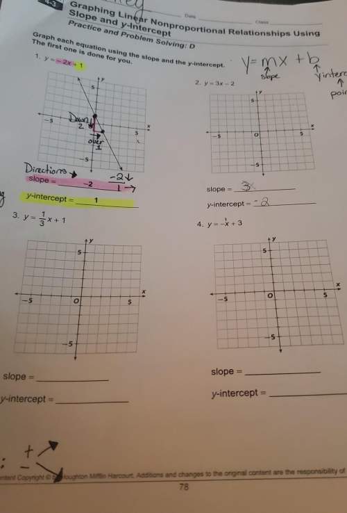 Graphing linear nonproportional relationship using slope and y intercept can you me so confused ho