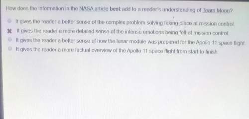 How does the information in the nasa article best add to a reader's understanding of team moon