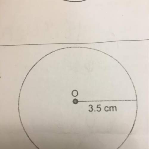 What is the radius, diameter, circumference,area of 3.5 cm.me