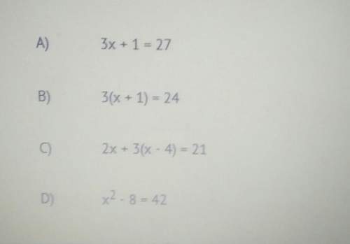 For which equation is 7 a solution